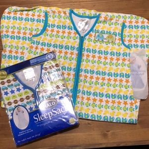 Lot of 2 Halo sleepsacks, size L (12-18 months)
